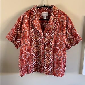 Rachel Zoe Short Sleeve Button Up